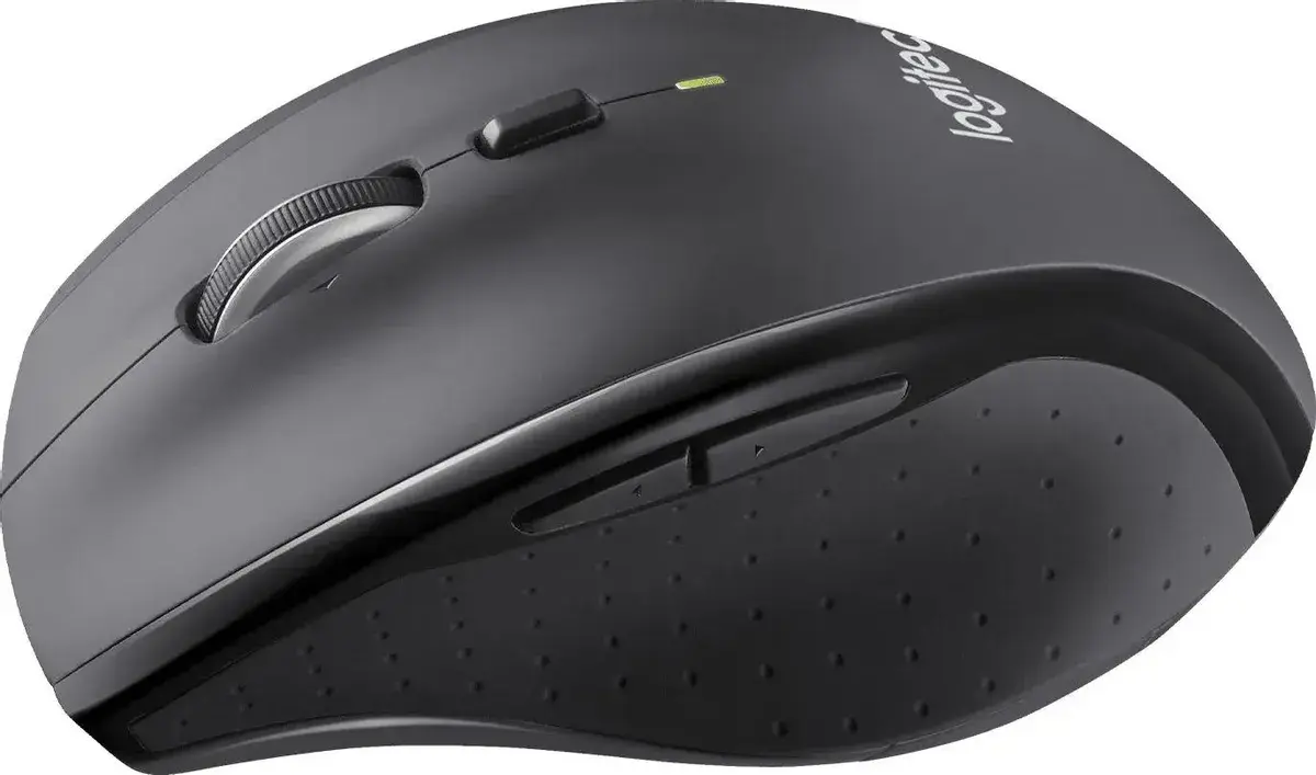 Мышь беспроводная Logitech M705 серый/черный, 1000 dpi, радиоканал, USB, кнопки - 6 