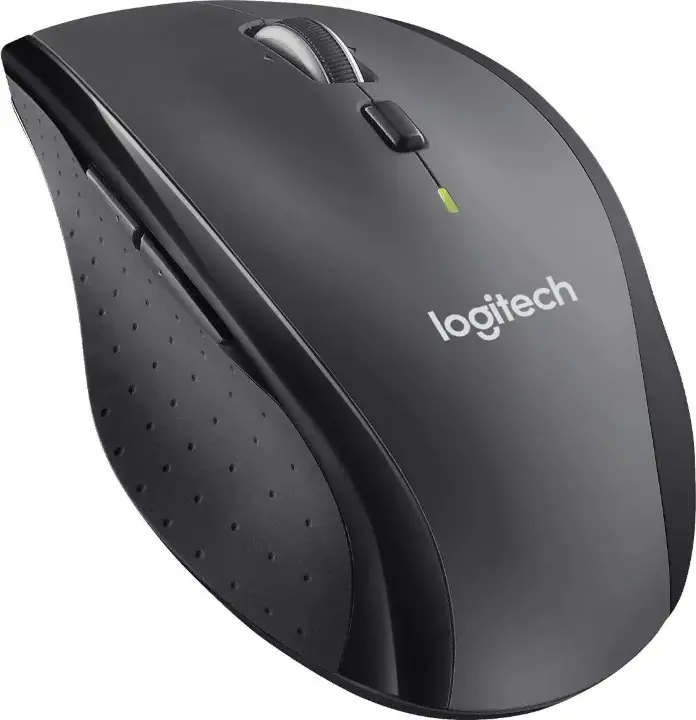 Мышь беспроводная Logitech M705 серый/черный, 1000 dpi, радиоканал, USB, кнопки - 6 