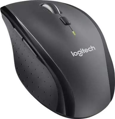 Мышь беспроводная Logitech M705 серый/черный, 1000 dpi, радиоканал, USB, кнопки - 6 