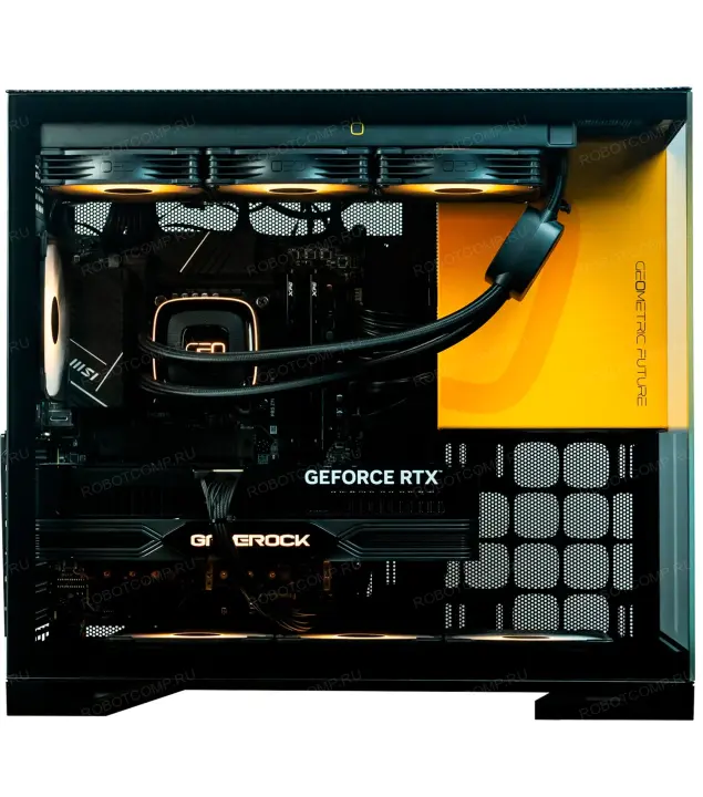 Игровой компьютер Посейдон 3.0 Aqua Black/Yellow