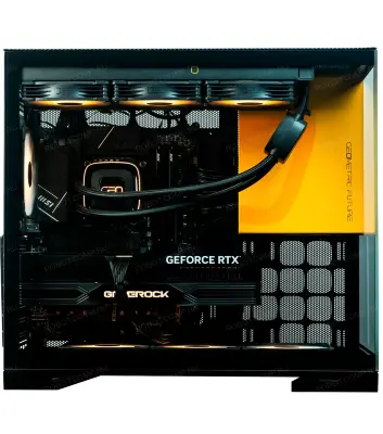 Игровой компьютер Посейдон 3.0 Aqua Black/Yellow