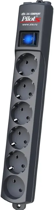 Сетевой фильтр ZIS Pilot S 3м серый