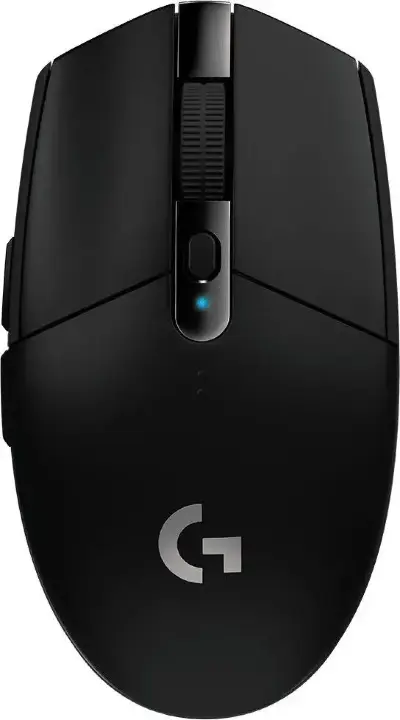 Мышь беспроводная Logitech G304 Lightspeed черный, 12000 dpi, радиоканал, USB, кнопки - 6 