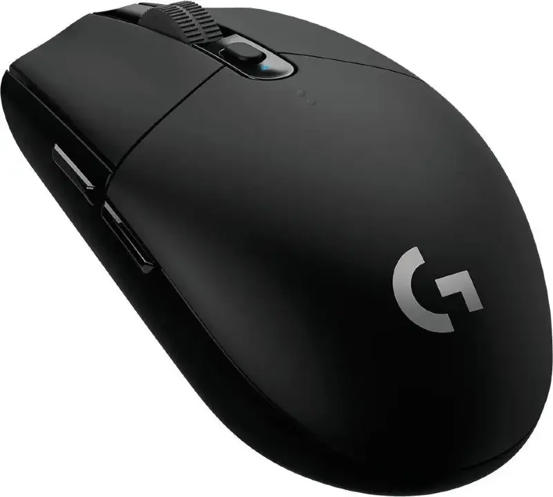 Мышь беспроводная Logitech G304 Lightspeed черный, 12000 dpi, радиоканал, USB, кнопки - 6 