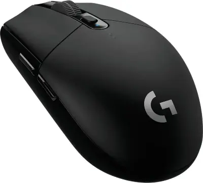 Мышь беспроводная Logitech G304 Lightspeed черный, 12000 dpi, радиоканал, USB, кнопки - 6 