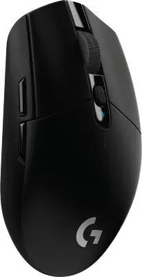 Мышь беспроводная Logitech G304 Lightspeed черный, 12000 dpi, радиоканал, USB, кнопки - 6 