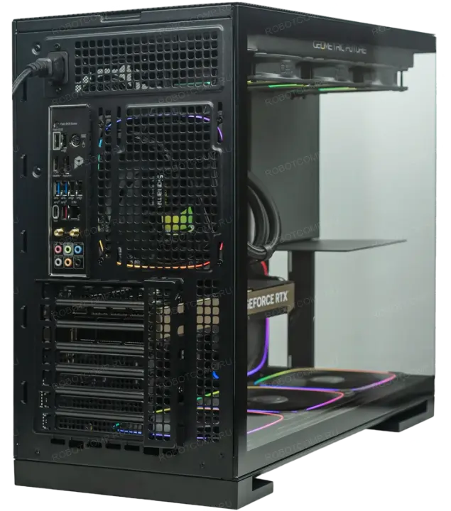 Игровой компьютер Посейдон 3.0 Aqua Black/Gray