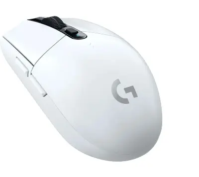 Мышь беспроводная Logitech G304 Lightspeed белый, 12000 dpi, радиоканал, USB, кнопки - 6 