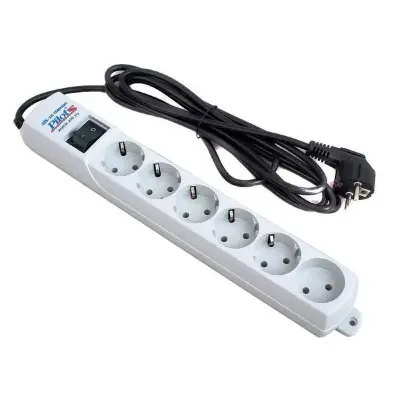 Сетевой фильтр Pilot S 1.8м белый