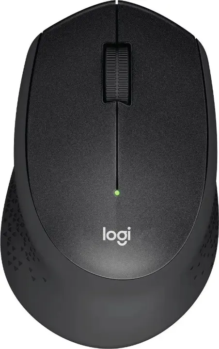 Мышь беспроводная Logitech M330 SILENT PLUS черный, 1000 dpi, радиоканал, USB, кнопки - 3