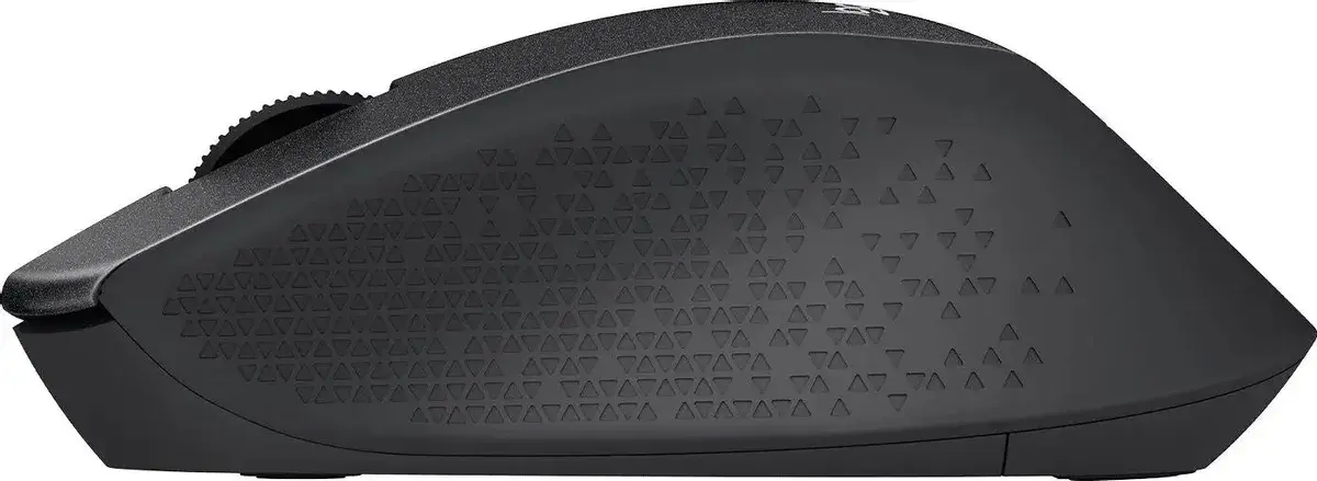 Мышь беспроводная Logitech M330 SILENT PLUS черный, 1000 dpi, радиоканал, USB, кнопки - 3