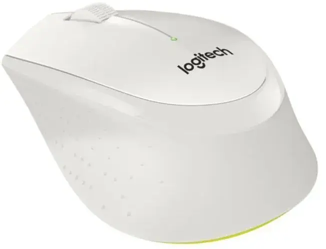 Мышь беспроводная Logitech M330 SILENT PLUS белый, 1000 dpi, радиоканал, USB, кнопки - 3 