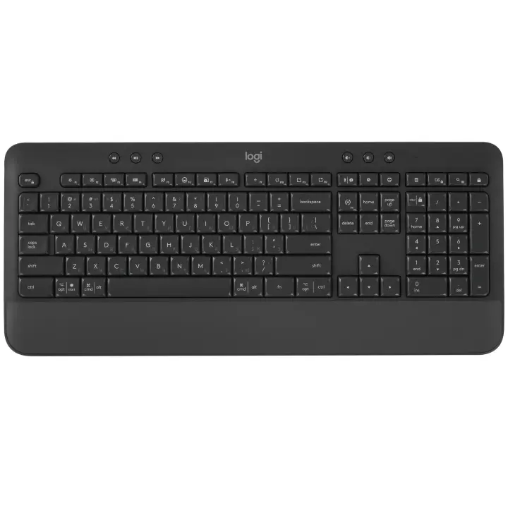Клавиатура беспроводная Logitech K650 черный USB BT/Radio