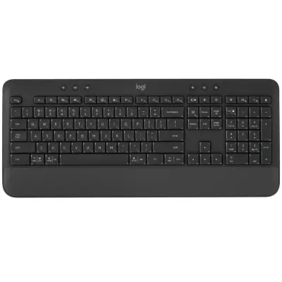 Клавиатура беспроводная Logitech K650 черный USB BT/Radio