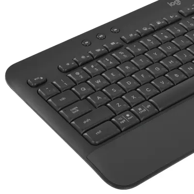 Клавиатура беспроводная Logitech K650 черный USB BT/Radio