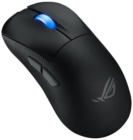 Мышь беспроводная/проводная ASUS ROG Keris II ACE черный, 42000 dpi, радиоканал, Bluetooth, USB, кнопки - 6
