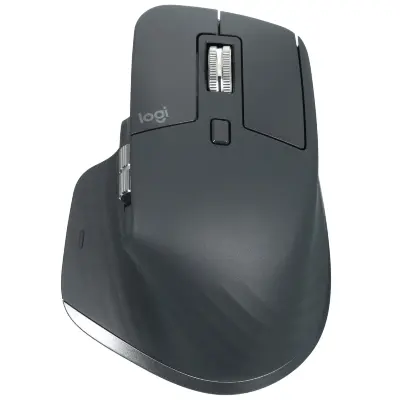 Мышь беспроводная Logitech MX Master 3s графитовый, 8000 dpi, радиоканал, Bluetooth, USB, кнопки - 7