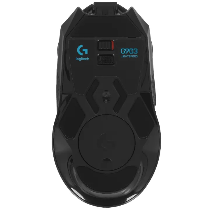 Мышь беспроводная Logitech G903 LightSpeed Hero, игровая, радио, оптическая, USB, 25600dpi, черный